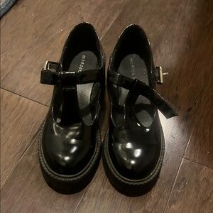 Black Patent Leather Mary Jane Shoes